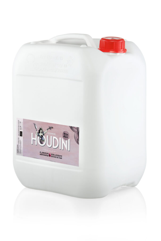 Bio Houdini Glühwein rosé 10 Liter Kanister